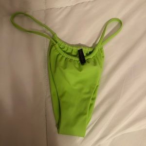 Neon Green bikini bottoms